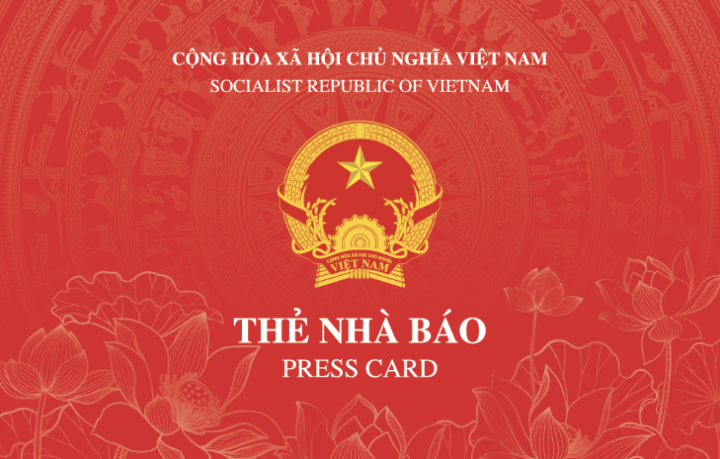 Thẻ nhà báo mới tích hợp mã QR nhận diện dữ liệu thời gian thực