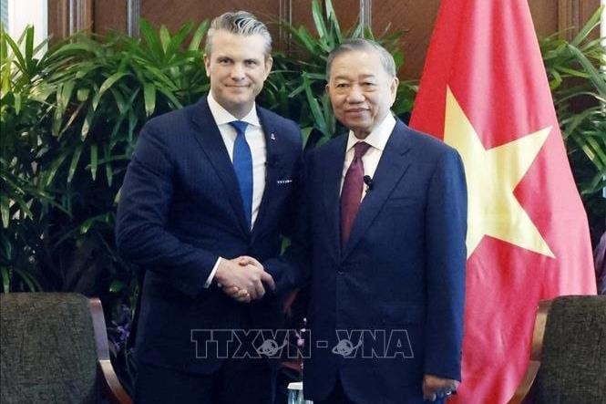 Tổng Bí thư, Chủ tịch nước Tô Lâm tiếp Bộ trưởng Quốc phòng các nước trong khuôn khổ Đối thoại Shangri-la