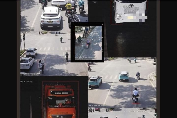 Camera AI phát hiện hàng trăm vi phạm giao thông trong một ngày