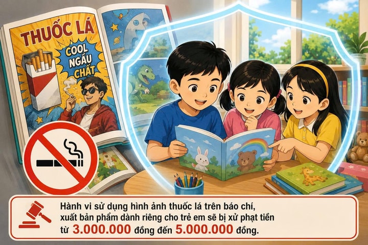 Báo chí, xuất bản phẩm dành cho trẻ em và trách nhiệm “lọc” hình ảnh thuốc lá