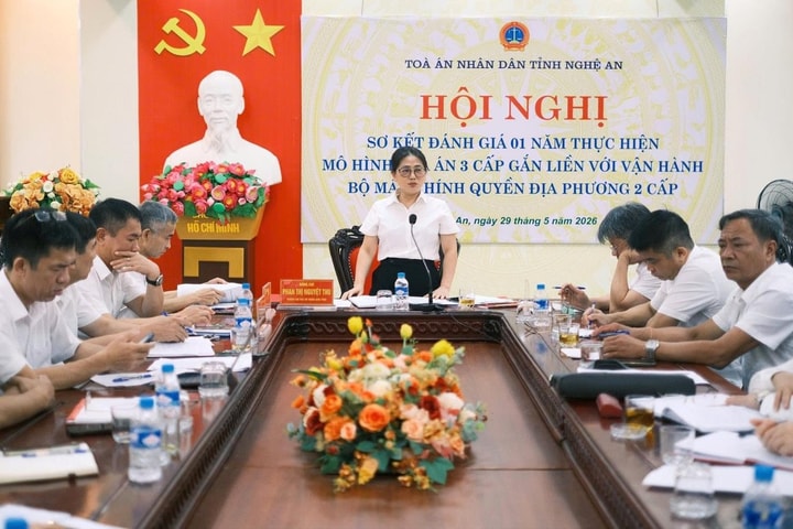 TAND hai cấp tỉnh Nghệ An vận hành hiệu quả mô hình tổ chức mới