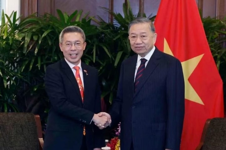 Tổng Bí thư, Chủ tịch nước Tô Lâm tiếp lãnh đạo các doanh nghiệp và tổ chức tài chính lớn của Singapore