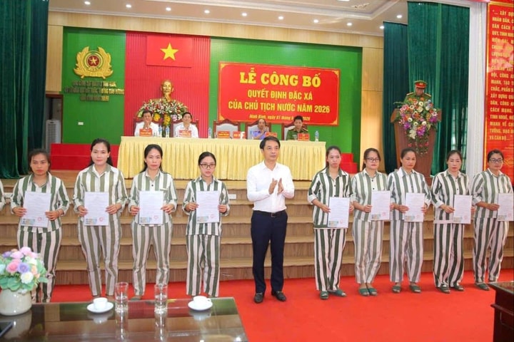 Ninh Bình: Công bố Quyết định đặc xá của Chủ tịch nước năm 2026