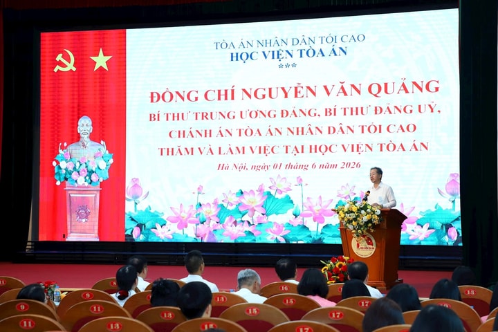 Xây dựng Học viện Tòa án xứng tầm cơ sở đào tạo chuyên sâu của ngành