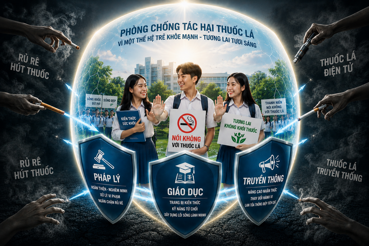 Ngăn chặn hành vi rủ rê hút thuốc trong giới trẻ
