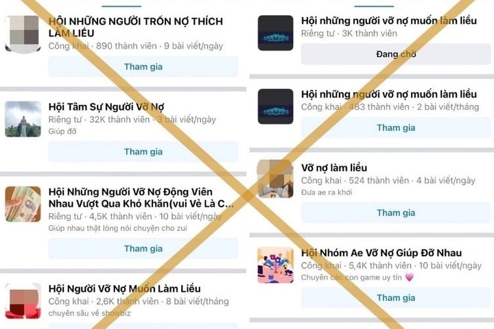 Hiểm họa từ các hội nhóm “vỡ nợ làm liều”
