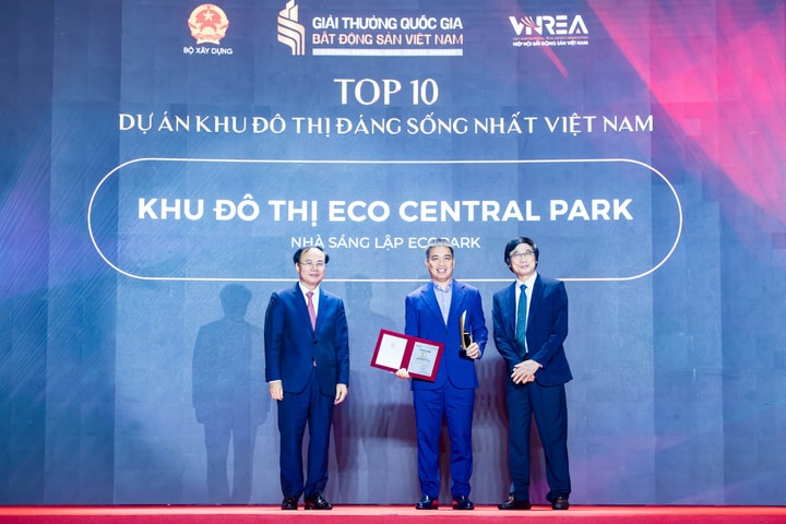 Nhà sáng lập Ecopark lập cú đúp tại Giải thưởng Quốc gia Bất động sản Việt Nam lần thứ II