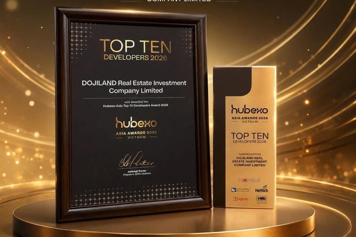 DOJILAND tiếp tục khẳng định dấu ấn tại giải thưởng quốc tế Hubexo Asia Awards