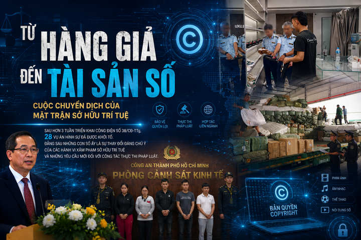 Từ hàng giả đến tài sản số: Cuộc chuyển dịch của mặt trận sở hữu trí tuệ