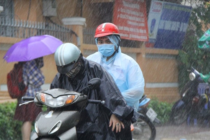 Nhiều khu vực có mưa giông thời gian diễn ra kỳ thi tốt nghiệp THPT