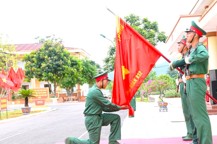Tuyên thệ dưới Quân kỳ, tân binh khẳng định quyết tâm cống hiến