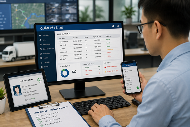 Quản lý lái xe thời công nghệ: Doanh nghiệp còn phụ thuộc vào hồ sơ giấy?