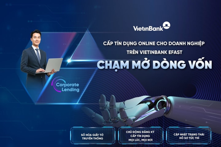 Ra mắt dịch vụ cấp tín dụng online trên VietinBank eFAST