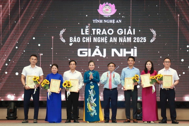 Báo Công lý đạt giải tại Lễ trao Giải Báo chí tỉnh Nghệ An năm 2025