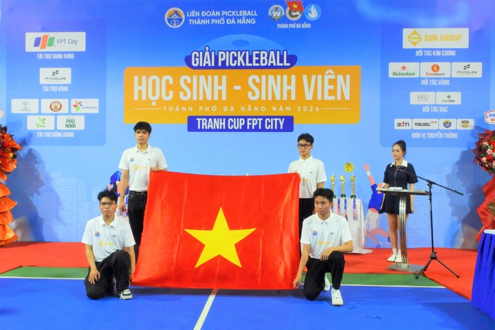 Khai mạc Giải Pickleball Học sinh - Sinh viên TP. Đà Nẵng năm 2026