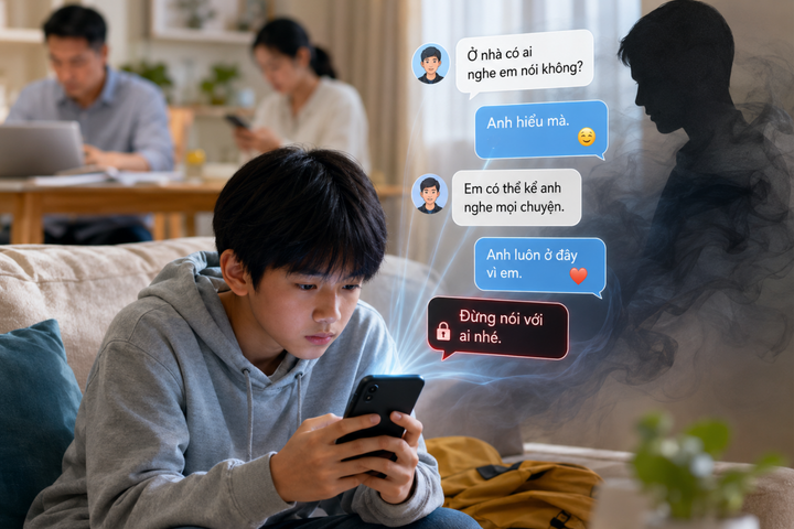 Chiêu trò thao túng trẻ em trên không gian mạng trong mùa hè