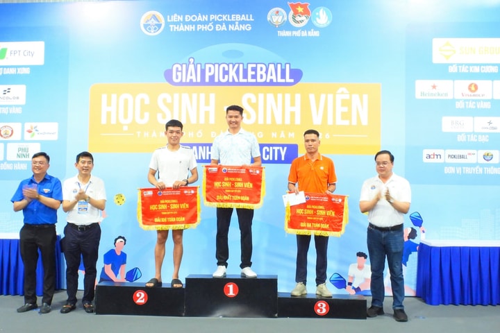 Đại học Thể dục Thể thao Đà Nẵng nhất toàn đoàn Giải Pickleball học sinh - sinh viên 2026