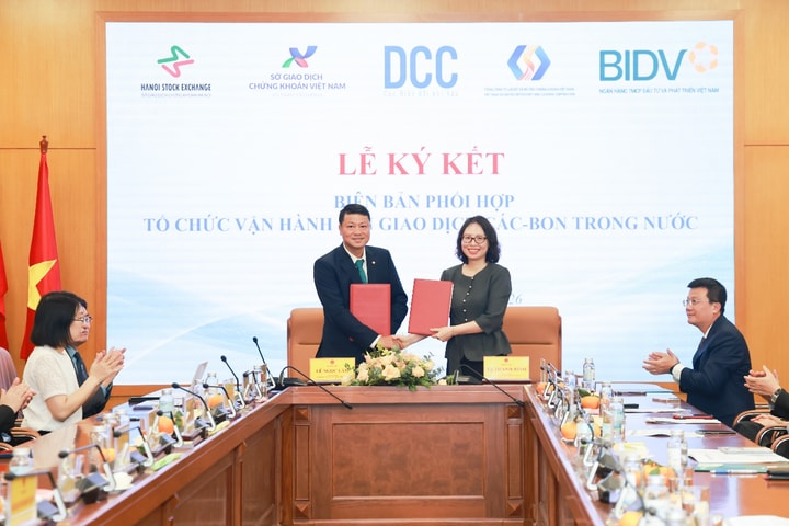 BIDV phối hợp tổ chức vận hành sàn các-bon