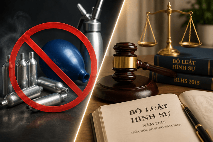 Hướng dẫn xử lý các hành vi vi phạm liên quan đến khí N₂O