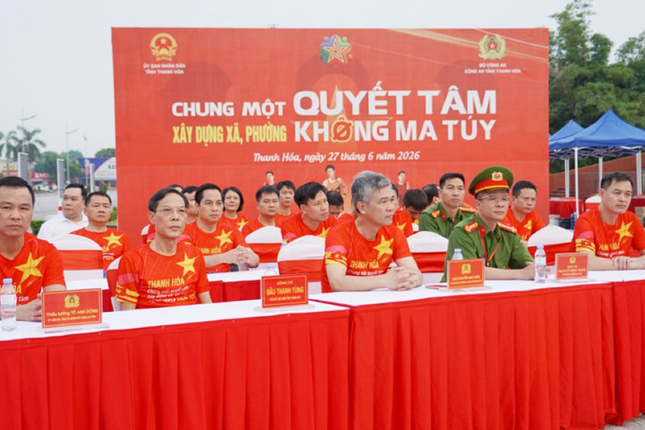Thanh Hóa: Tổ chức giải chạy hưởng ứng Tháng phòng, chống ma túy