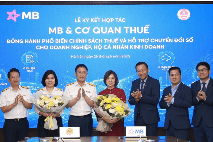 MB và Cơ quan Thuế ký kết thúc đẩy chuyển đổi số, hỗ trợ người nộp thuế toàn diện