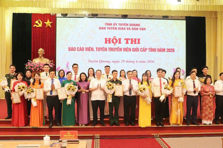 Tuyên Quang lan tỏa Nghị quyết qua Hội thi Báo cáo viên, tuyên truyền viên giỏi 2026