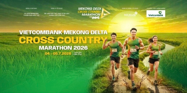Sắp diễn ra giải chạy Vietcombank Mekong Delta Cross Country Marathon 2026