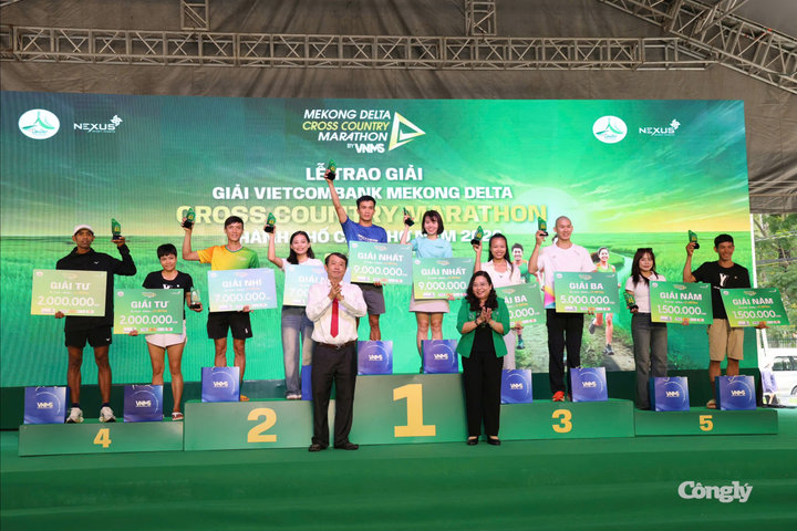 Sôi nổi Giải Vietcombank Mekong Delta Cross Country Marathon TP Cần Thơ 2026