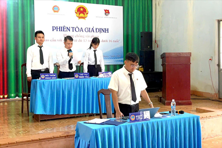 Phiên tòa giả định về tội “Giao cấu với người từ đủ 13 tuổi đến dưới 16 tuổi”