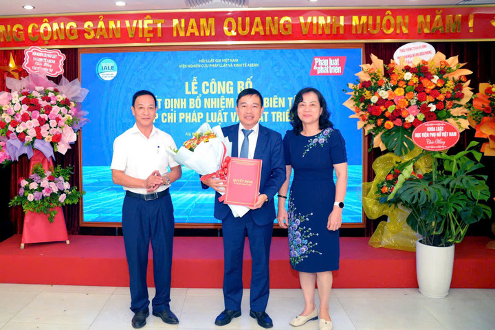 Ông Phan Văn Lâm được bổ nhiệm làm Tổng Biên tập Tạp chí Pháp luật và Phát triển
