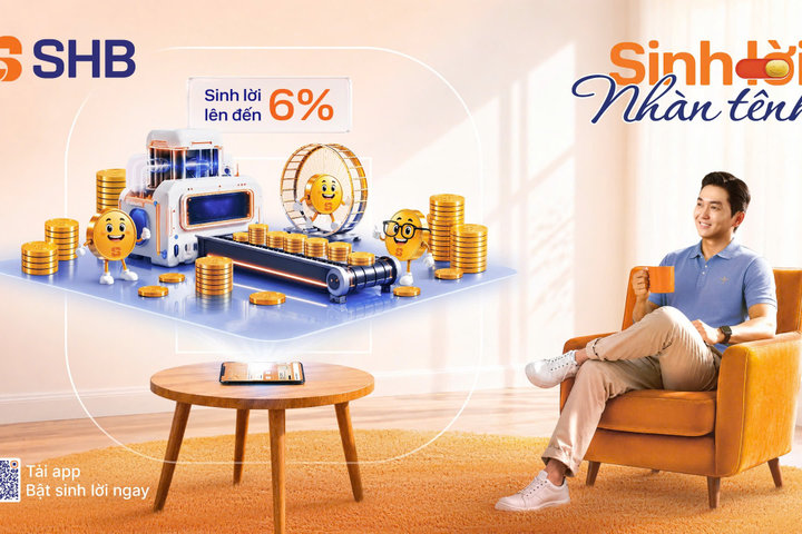 SHB SAHA ra mắt tính năng “Sinh lời nhàn tênh”: Tự động sinh lời tới 6%/năm
