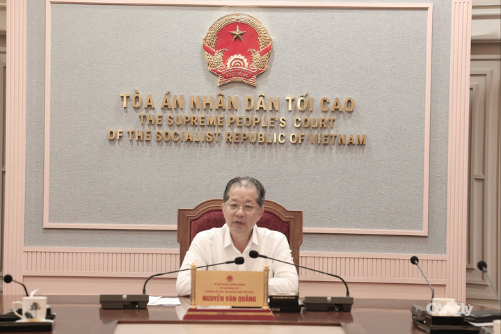 Chánh án TANDTC cho ý kiến về việc xây dựng nền tảng phân giao nhiệm vụ và đánh giá, xếp loại công chức, viên chức