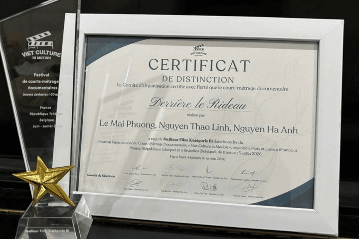 “Mạc Hậu” - dấu ấn điện ảnh quốc tế của học sinh Việt Đức