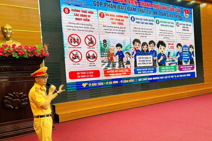 Lai Châu: Lan tỏa văn hóa giao thông qua hoạt động tuyên truyền thiết thực