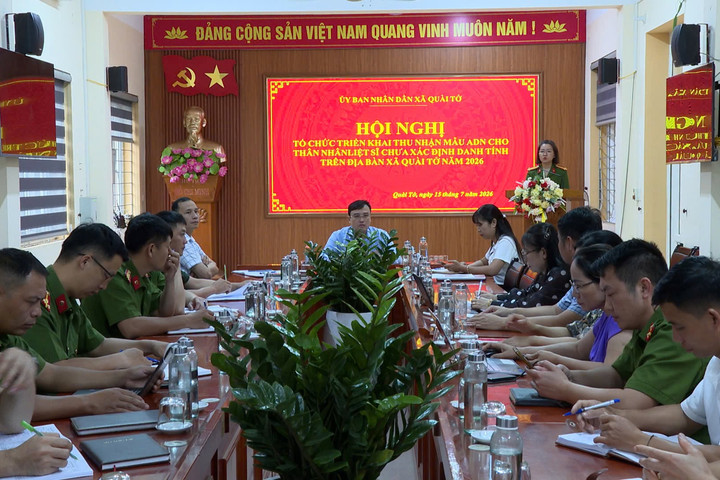Điện Biên thu nhận mẫu ADN thân nhân liệt sĩ tại xã Quài Tở