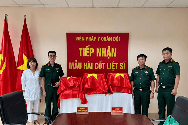 Quảng Ninh cán đích, bàn giao 100% mẫu hài cốt liệt sĩ cho Viện Pháp y Quân đội