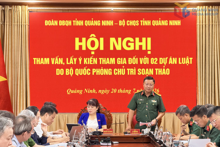 Quảng Ninh góp ý hoàn thiện 2 dự án luật về quốc phòng