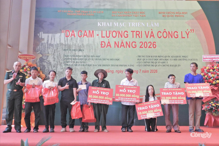 Khai mạc Triển lãm “Da cam - Lương tri và Công lý” Đà Nẵng 2026