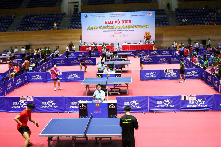 Đà Nẵng khai mạc Giải vô địch bóng bàn trẻ, thiếu niên, nhi đồng quốc gia 2026