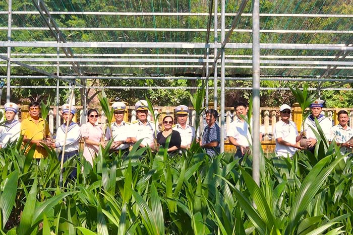 8.000 cây dừa được trao tặng cho Chương trình "Xanh hóa Trường Sa"