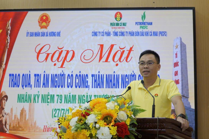 Phân bón Cà Mau tri ân người có công nhân kỷ niệm 79 năm Ngày Thương binh - Liệt sĩ
