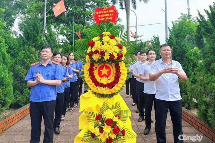 TAND khu vực 6 - Nghệ An tổ chức nhiều hoạt động tri ân ngày 27/7