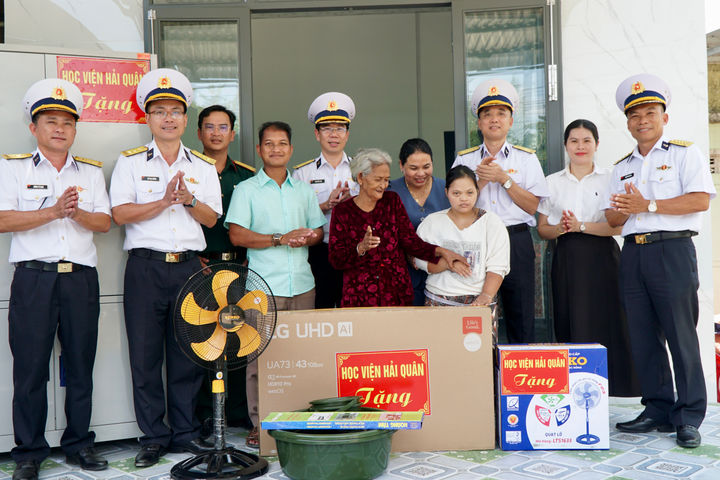 Học viện Hải quân lan tỏa nghĩa tình tri ân người có công
