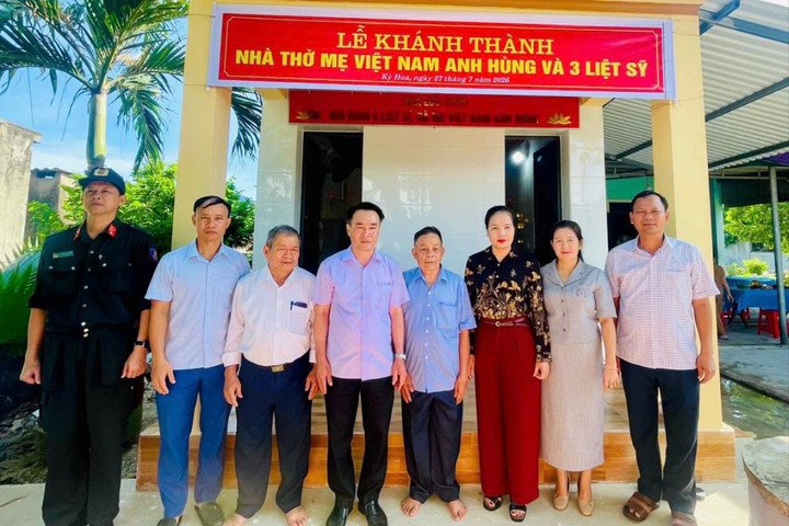 Hòa quyện ý Đảng - lòng dân trong công trình tri ân Mẹ VNAH Lê Thị Niềm