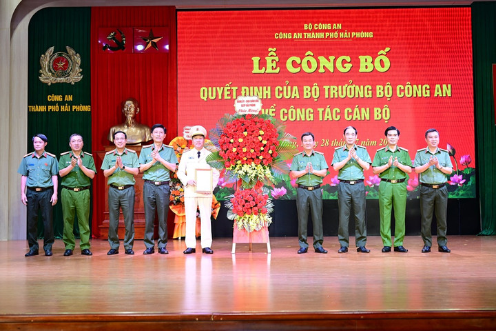 Đại tá Nguyễn Bình Khánh giữ chức Phó Giám đốc Công an TP. Hải Phòng