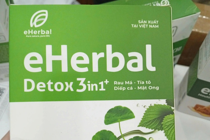 Tiêu hủy gần 76.000 hộp bột rau vi phạm của eHerbal