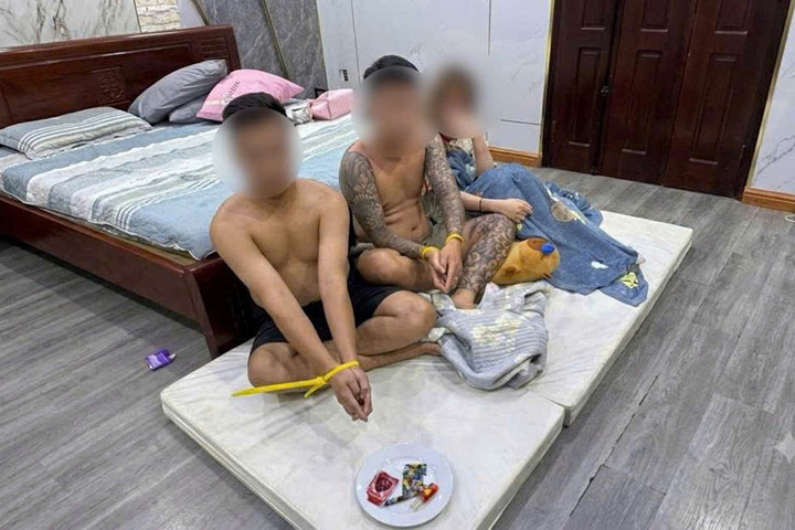 Nhóm đối tượng sử dụng ma túy tại phòng trọ