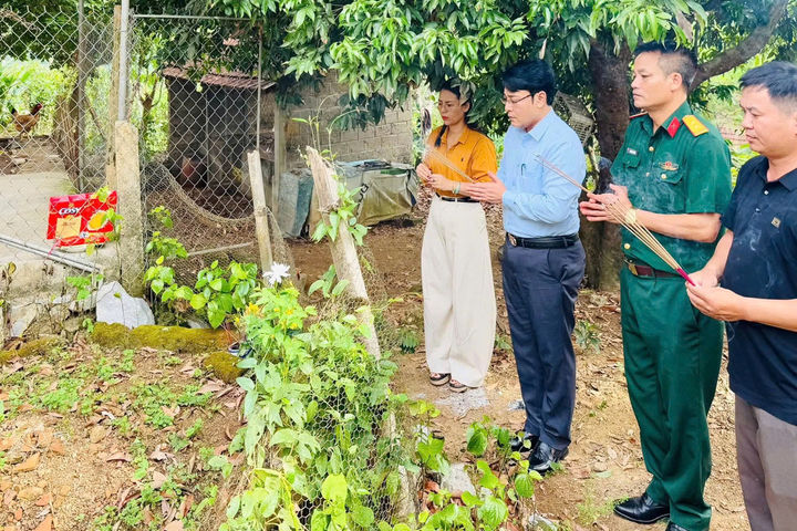 Xác minh ngôi mộ nghi của liệt sĩ được hương khói gần 40 năm
