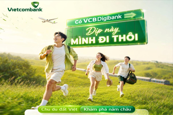 Vietcombank bùng nổ ưu đãi: Giảm giá nội địa và quốc tế, thanh toán QR xuyên biên giới