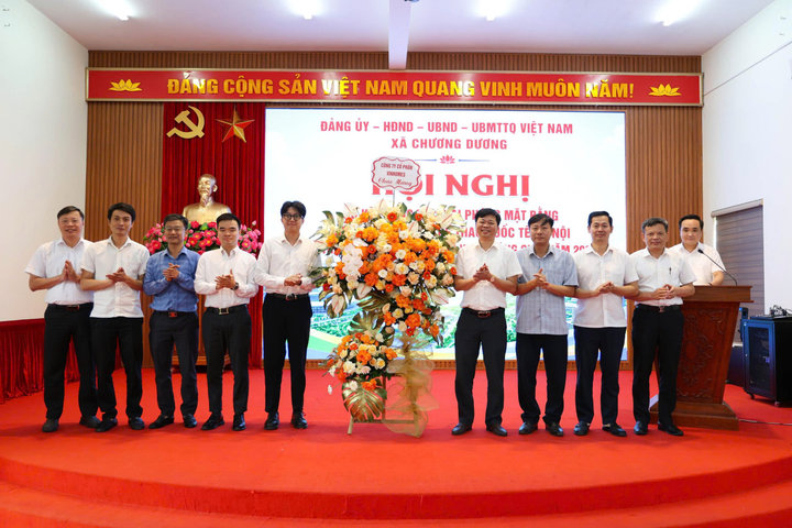 Xã Chương Dương, TP Hà Nội: Sơ kết công tác GPMB dự án khu đô thị thể thao quốc tế Hà Nội